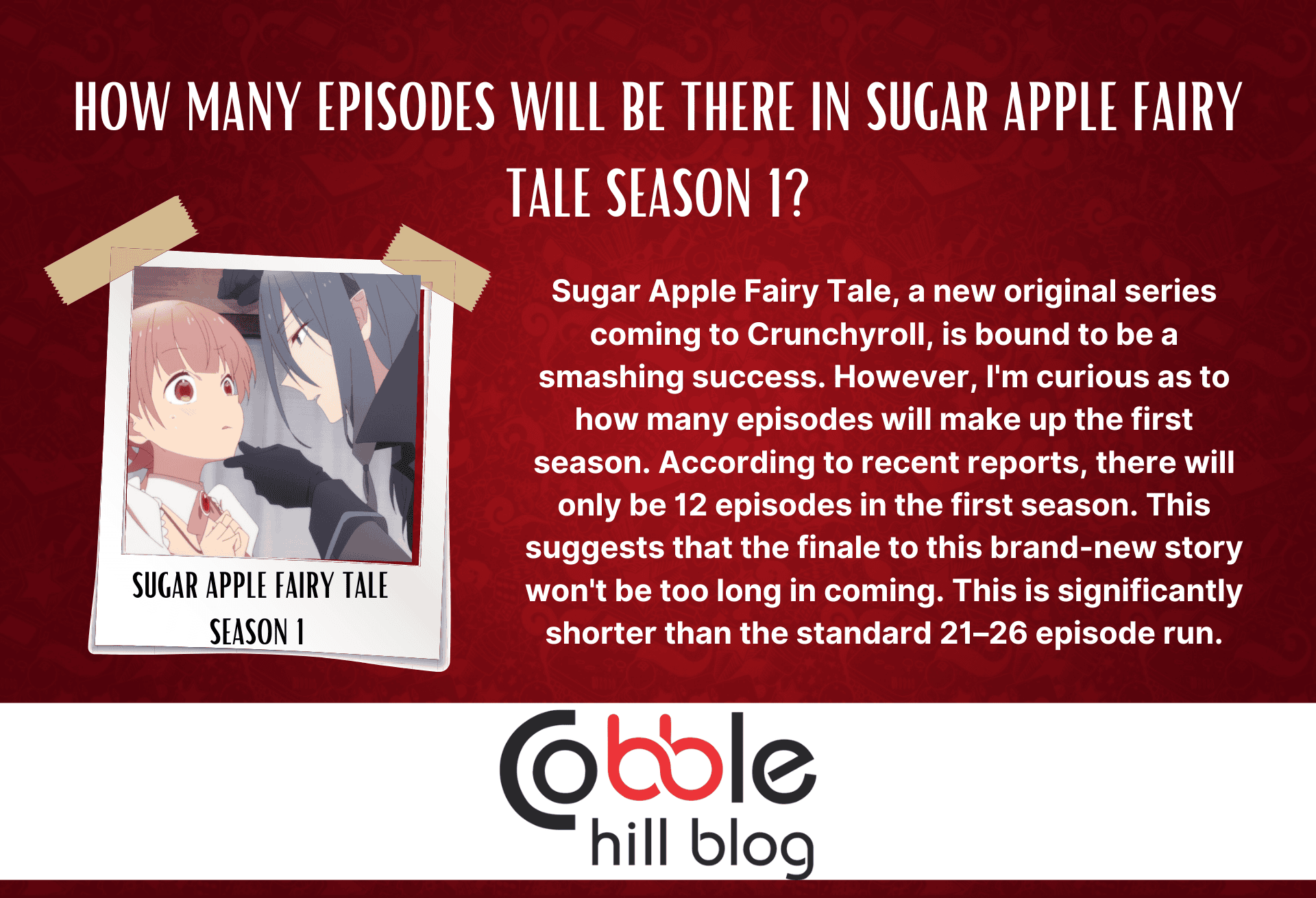 Sugar Apple Fairy Tale Episode 4 Release date
