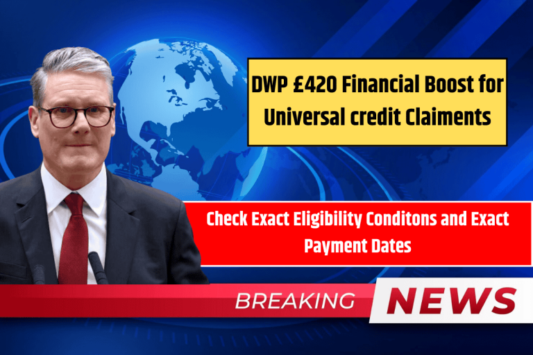 DWP £420 Financial Boost for Universal credit Claiments: Check Exact Eligibility Conditons and Exact Payment Dates