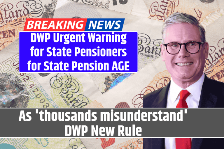 DWP Urgent Warning for State Pensioners for State Pension AGE As 'thousands misunderstand' DWP New Rule