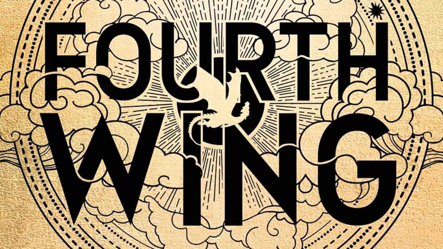 Fourth Wing Book Cover by Rebecca Yarros