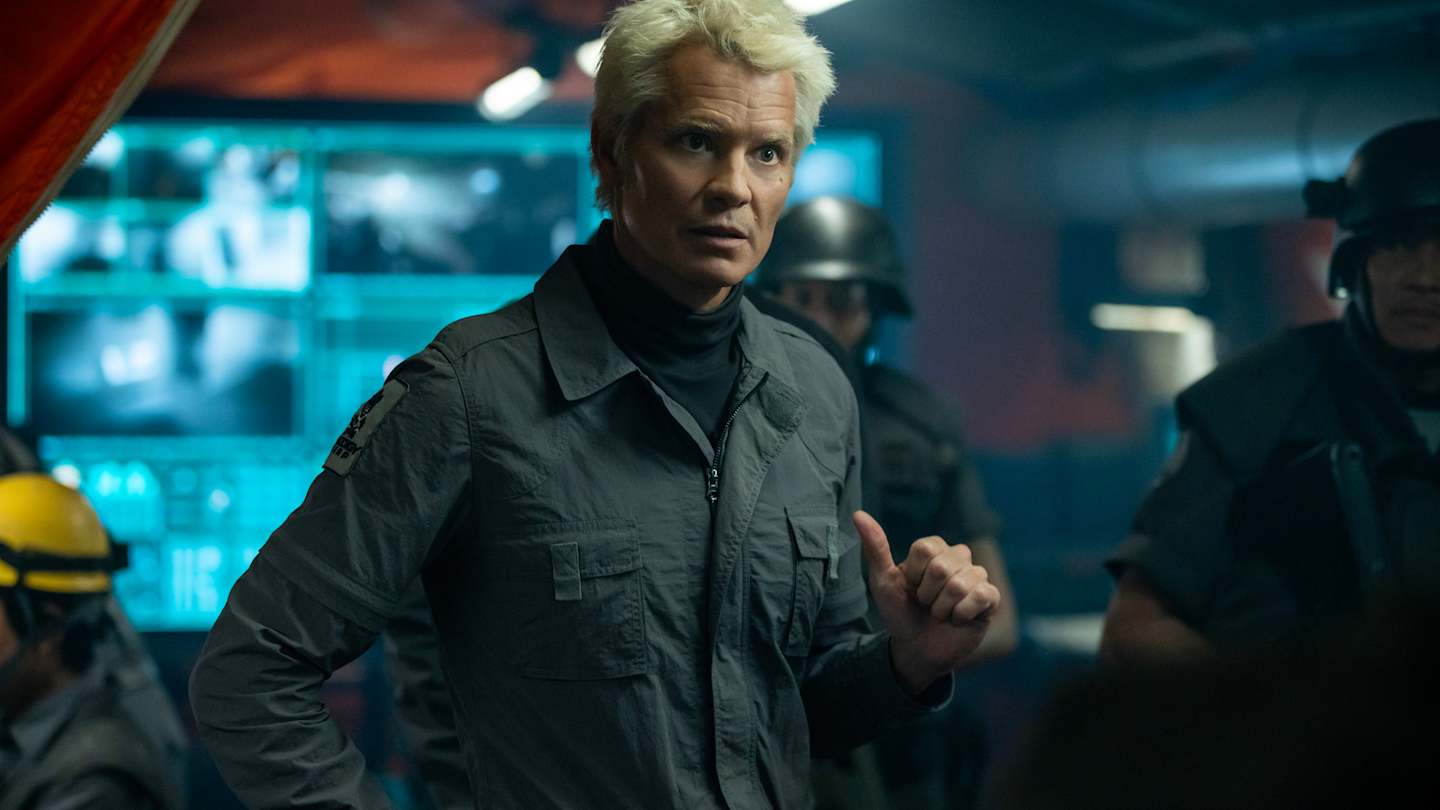 Timothy Olyphant as Kirsh in Alien: Earth.