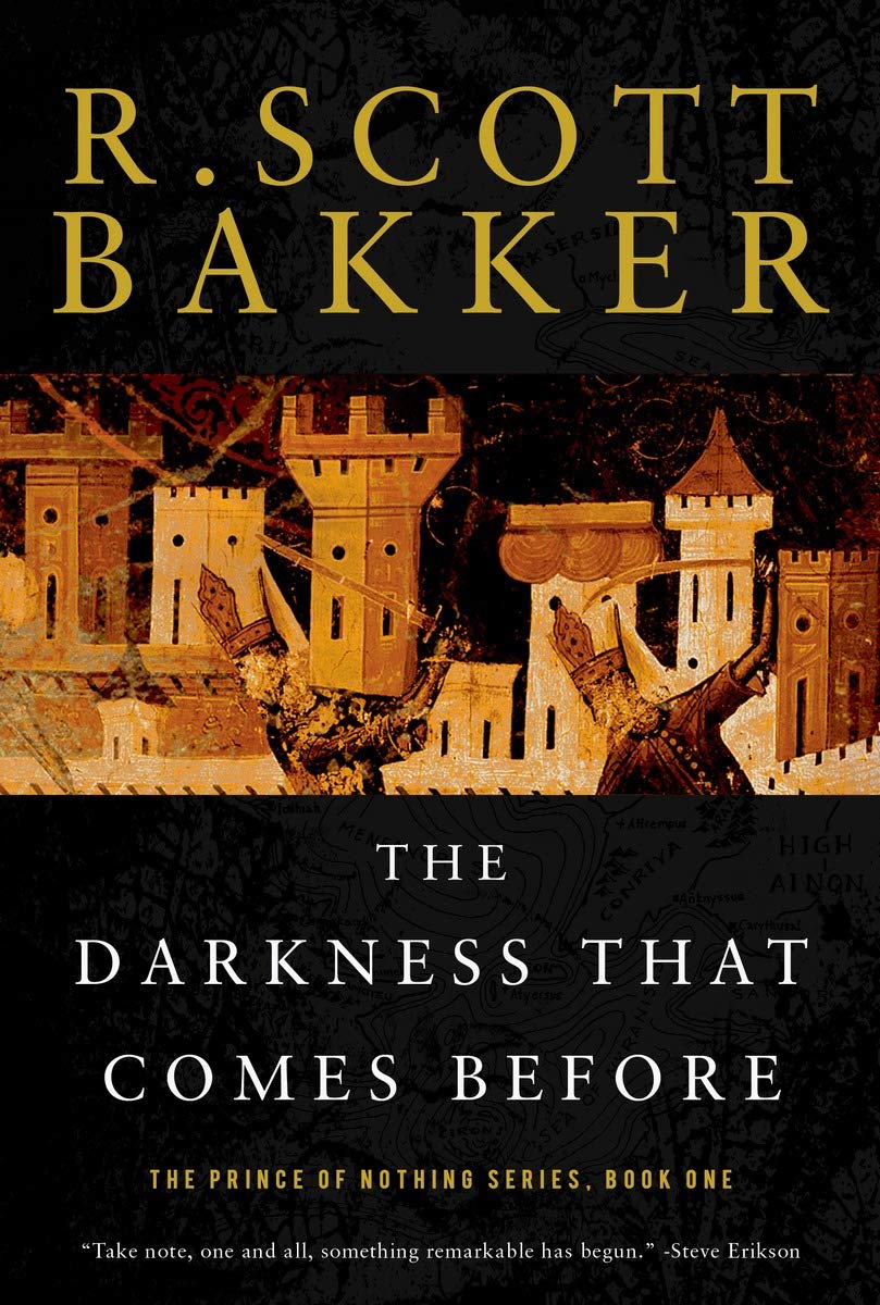 The Darkness That Comes Before by R. Scott Bakker book cover